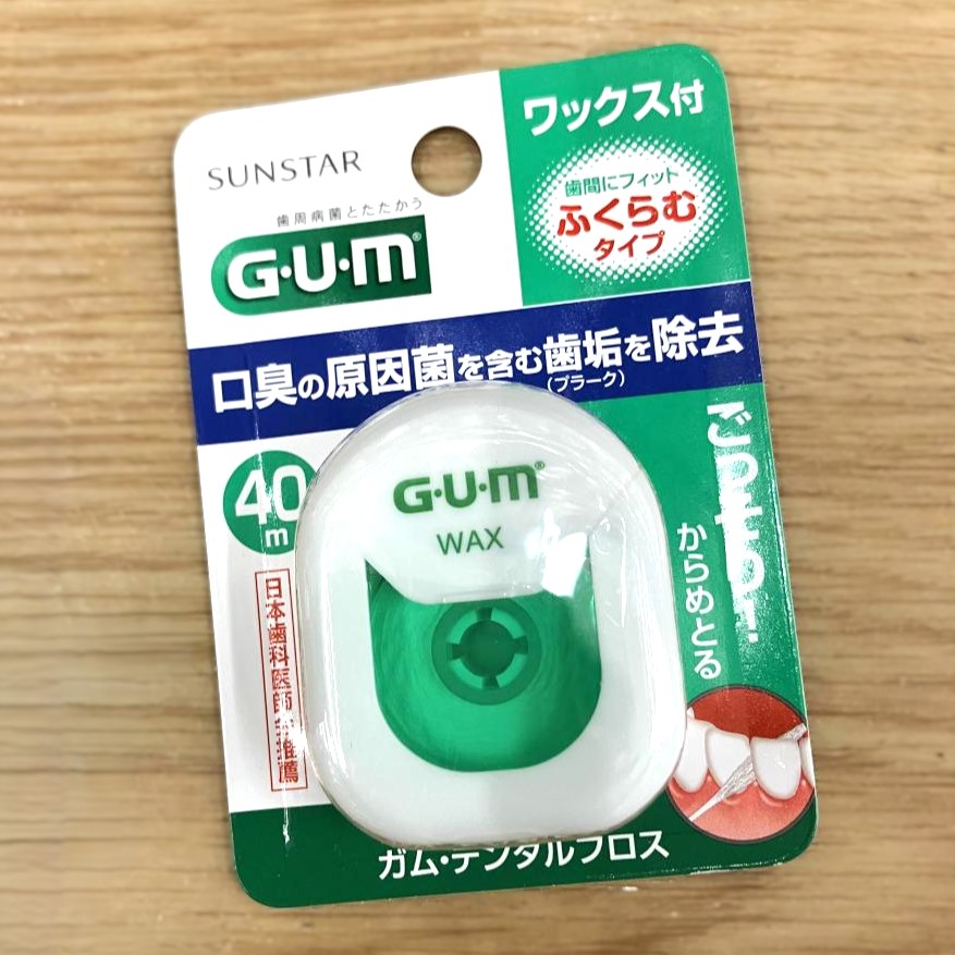 サンスター ガム・デンタルフロス 40M ふくらむタイプ
