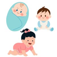 対象月齢のイメージ